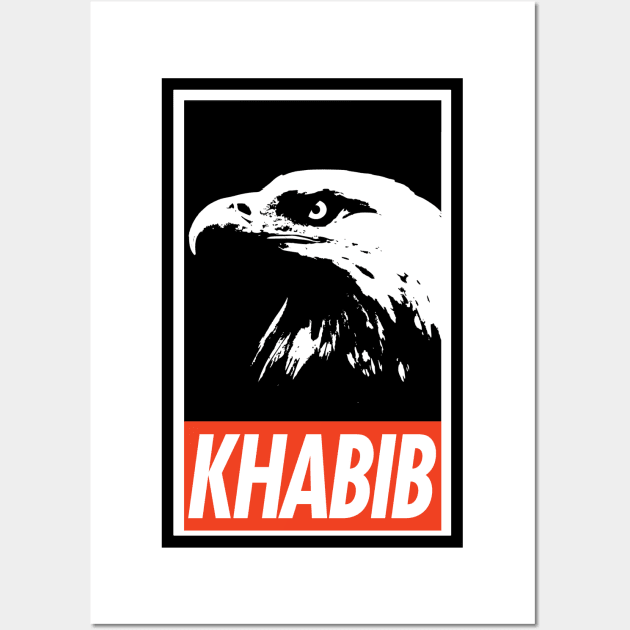 Khabib Eagle Wall Art by dajabal